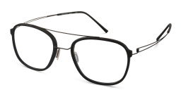 MONOGRAM Unisex Square Eyeglasses in Black – Product Photo 2