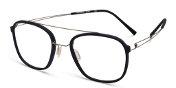 MONOGRAM Unisex Square Eyeglasses in Blue – Product Photo 2