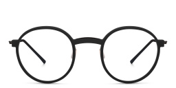 MONOGRAM Unisex Round Eyeglasses in Black – Product Photo 1