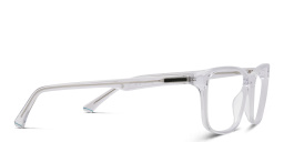 EYE'M Wide Rectangle Eyeglasses in Clear – Product Photo 3