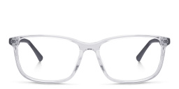 Wide Rectangle Eyeglasses من EYE'M بلون شفاف - صورة المنتج 1