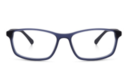 EYE'M Rectangle Eyeglasses in Blue – Product Photo 1