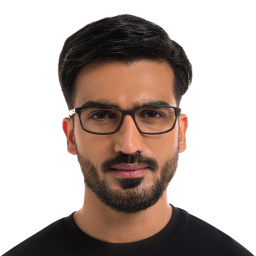 Shop EYE'M Rectangle Eyeglasses in Havana online.