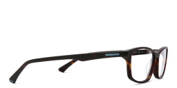 Shop EYE'M Rectangle Eyeglasses in Havana online.