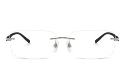 Rimless Wide Rectangle Eyeglasses من EYE'M بلون رمادي - صورة المنتج 1