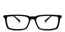 EYE'M Rectangle Eyeglasses in Black – Product Photo 1