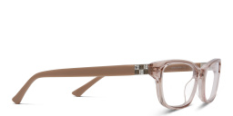 EYE'M Rectangle Eyeglasses in Pink – Product Photo 3