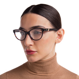 EYE'M Cat Eye Eyeglasses in Brown – Product Photo 6
