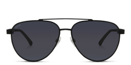 EYE'M Aviator Sunglasses in Black – Product Photo 1