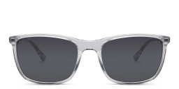 نظارة شمسية بإطار مستطيل من EYE'M بلون شفاف - صورة المنتج 1