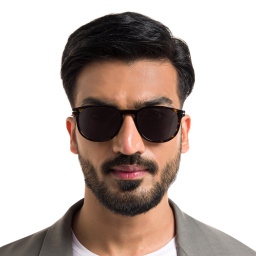 Shop EYE'M Rectangle Sunglasses in Havana online.