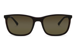 EYE'M Rectangle Sunglasses in Havana – Product Photo 1