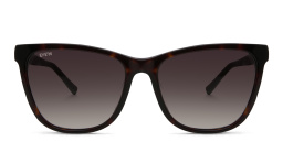 Shop EYE'M Square Sunglasses in Brown online.