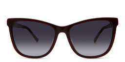 Shop EYE'M Square Sunglasses in Red online.