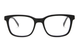 Shop EYE'M Square Eyeglasses in Burgundy & Black online.