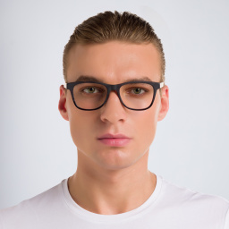 EYE'M Square Eyeglasses in Havana – Product Photo 3
