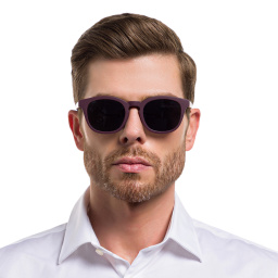 Shop EYE'M Square Eyeglasses in Black online.