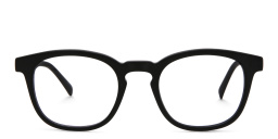 Shop EYE'M Square Eyeglasses in Black online.