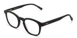 Shop EYE'M Square Eyeglasses in Black online.