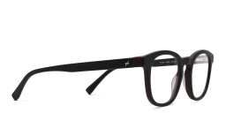 Shop EYE'M Square Eyeglasses in Black online.