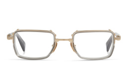 Saint Jean Unisex Rectangle Eyeglasses من بالمان بلون رمادي - صورة المنتج 1