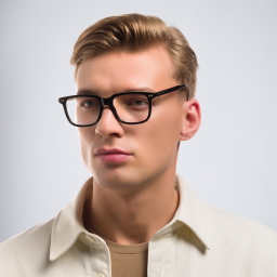 Shop GUCCI Rectangle Eyeglasses in Black online.