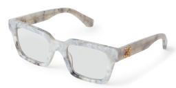 Style 21 Unisex Square Eyeglasses من أوف وايت بلون الرخام الأبيض - صورة المنتج 1