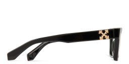 OFF WHITE Style 21 Unisex Square Eyeglasses in Black – Product Photo 3