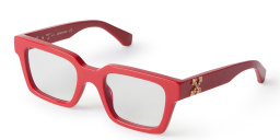 OFF WHITE Style 21 Unisex Square Eyeglasses in Red – Product Photo 1