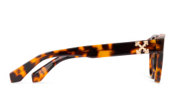 Shop OFF WHITE Unisex Round Eyeglasses in Tortoise online.