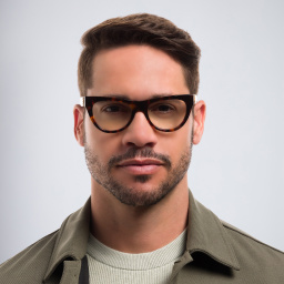 Shop OFF WHITE Unisex Cat-Eye Eyeglasses in Havana online.