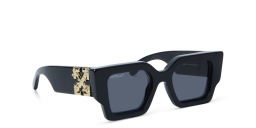 Shop OFF WHITE Unisex Rectangle Sunglasses in Black online.