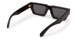Shop OFF WHITE Unisex Rectangle Sunglasses in Black online.