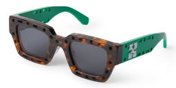 Shop OFF WHITE Mercer Unisex Square Sunglasses in Havana online.