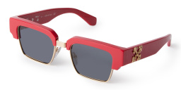 Shop OFF WHITE Washington Unisex Square Sunglasses in Red online.