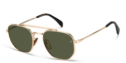 DAVID BECKHAM Square Sunglasses in Gold – Product Photo 2