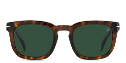 DAVID BECKHAM Rectangle Sunglasses in Havana – Product Photo 1