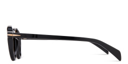 DAVID BECKHAM Round Sunglasses in Black – Product Photo 2