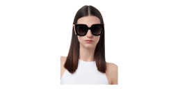 تسوق نظارة شمسية اوري/جي/اس بإطار مربع جيمي تشو بلون أسود أونلاين.