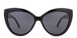 Shop JIMMY CHOO Sinnie/G/S Cat Eye Sunglasses in Black online.