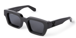 نظارة شمسية "فيرجل" بإطار مربع للجنسين من أوف وايت بلون أسود - صورة المنتج 1