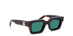 Shop OFF WHITE Unisex Square Sunglasses in Havana online.