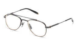 AKONI Calisto Unisex Aviator Eyeglasses in Black – Product Photo 2