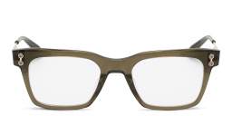 AKONI Kepler Unisex Rectangle Eyeglasses in Gold – Product Photo 1