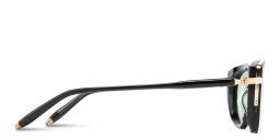 AKONI Athena Cat Eye Eyeglasses in Black – Product Photo 3