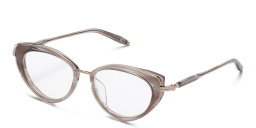 Shop AKONI Athena Cat Eye Eyeglasses in Grey online.