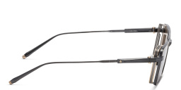 AKONI Sprint-A Unisex Square Sunglasses in Gold – Product Photo 3