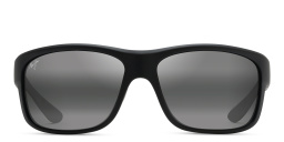 Shop Maui Jim Rectangle Sunglasses in Black online.