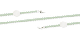 The RICCI DISTRICT Crystals & Mother of Pearl Glasses Chain – Product Photo 2