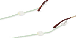 The RICCI DISTRICT Crystals & Mother of Pearl Glasses Chain – Product Photo 3
